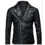 Men’s Black Biker Leather Jacket
